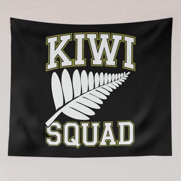 Item preview, Kiwi Squad Fern Rugby Style Bold Team Pride  designed and sold by GabrieSketcham.