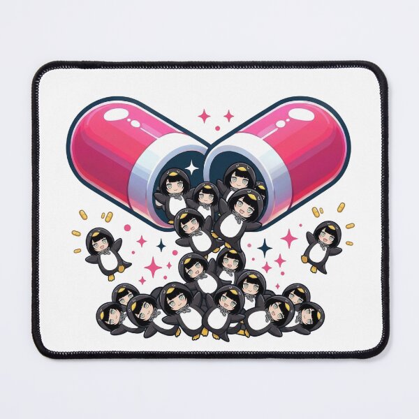 Item preview, Cute Kawaii Capsule Penguins Gugu Gaga – Funny Dark Cute Chibi Aesthetic Design designed and sold by aiqdelicia.