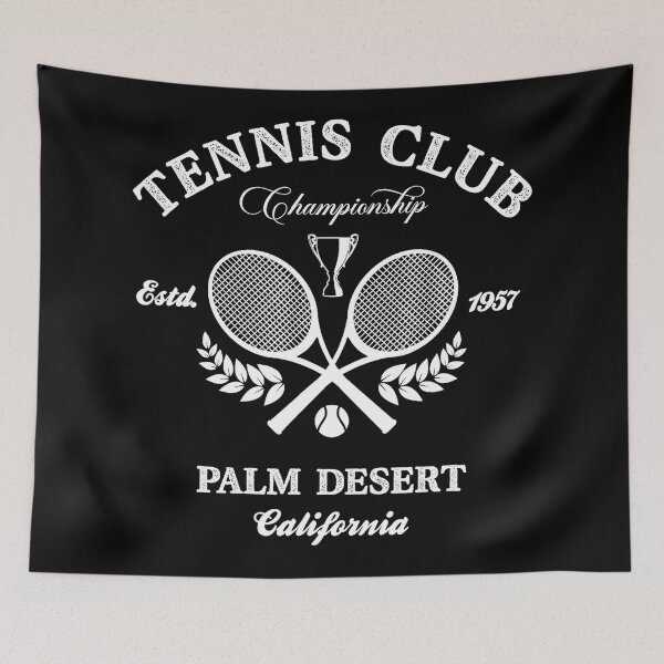 Item preview, Tennis Club Palm Desert Vintage Championship Style designed and sold by WayTBeenkenArt.