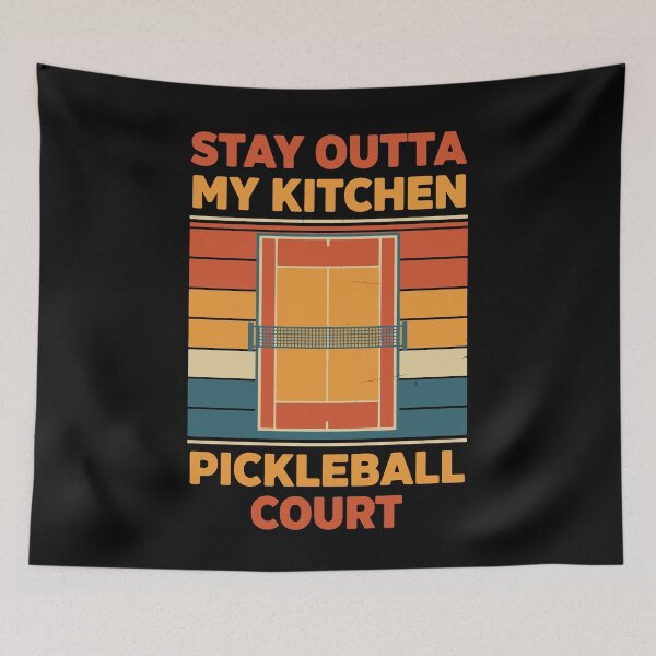 Item preview, Pickleball Stay Outta My Kitchen Funny Player designed and sold by LuminOrb.