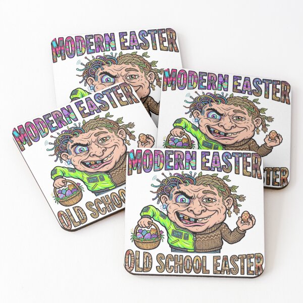 Item preview, Modern Easter vs Old School – Funny Parody Sticker designed and sold by Imaginarium of Chaos falcon88 .