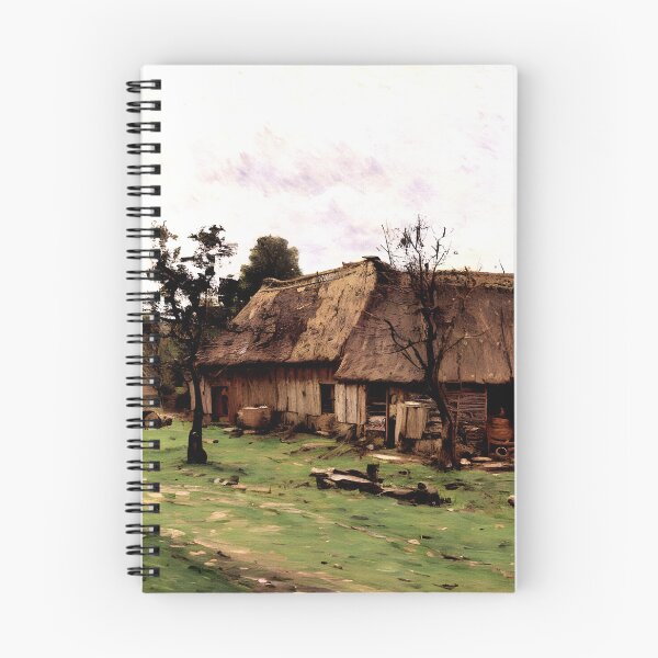 Item preview, Farm Near Honfleur: Sunlit Rural Fields designed and sold by artdesignsnow.