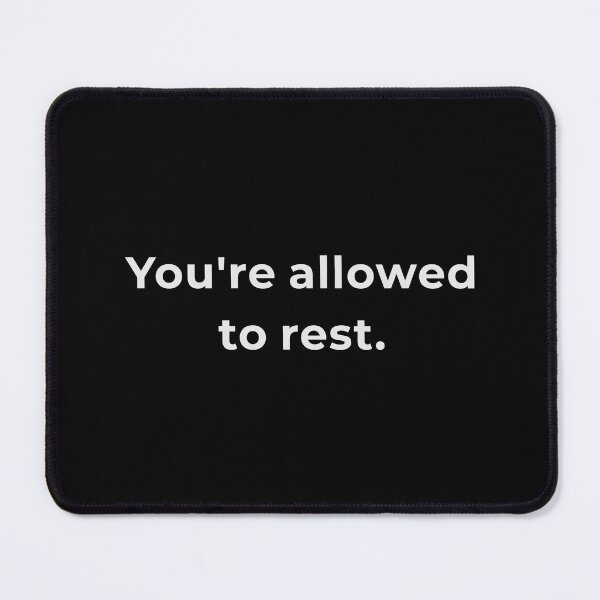 Item preview, You're Allowed to Rest Shirt - Self Care Burnout Recovery Tee - Permission Statement Gift designed and sold by Lumawear .