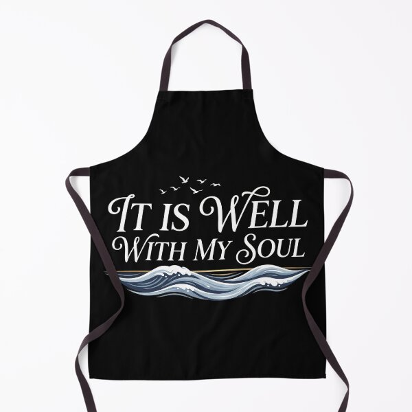 Item preview, It Is Well With My Soul Christian Hymn Ocean T-Shirt designed and sold by SayIt-Wear.