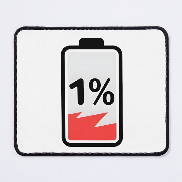 Item preview, Funny low battery 1 percent energy level designed and sold by AlanyaArtX.
