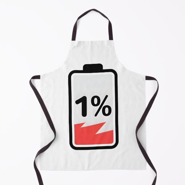 Item preview, Funny low battery 1 percent energy level designed and sold by AlanyaArtX.