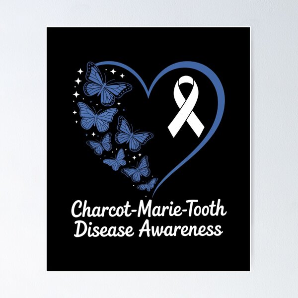 Item preview, Support Charcot-Marie-Tooth Disease Awareness Heart designed and sold by Formatage.