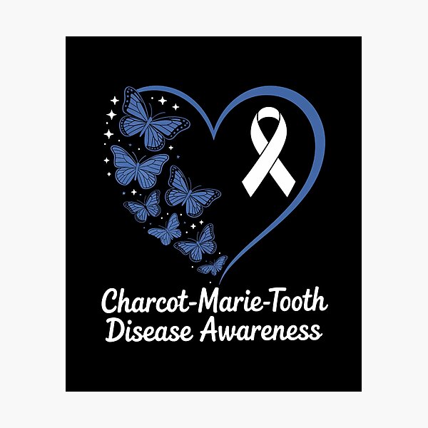 Item preview, Support Charcot-Marie-Tooth Disease Awareness Heart designed and sold by Formatage.