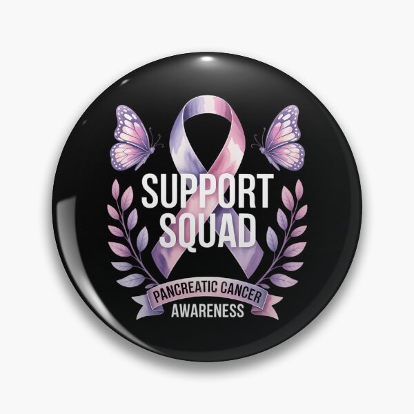 Item preview, Support Squad Pancreatic Cancer Awareness Purple Ribbon designed and sold by Formatage.
