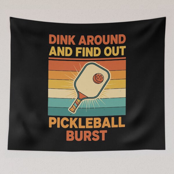 Item preview, Pickleball Dink Around And Find Out Funny Player designed and sold by LuminOrb.