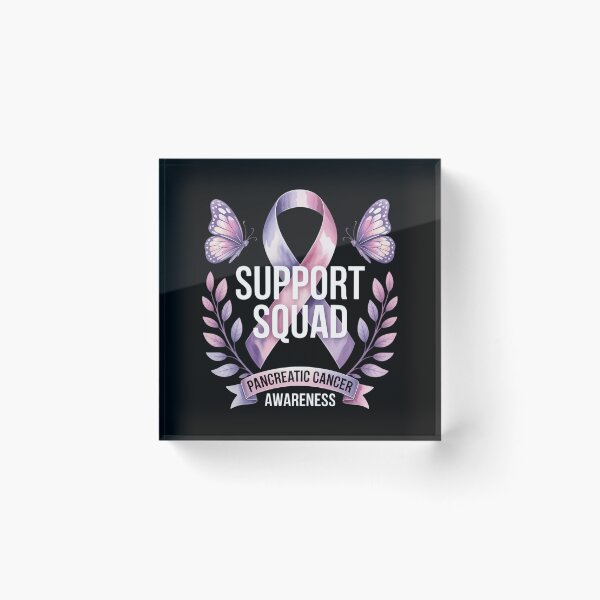 Item preview, Support Squad Pancreatic Cancer Awareness Purple Ribbon designed and sold by Formatage.