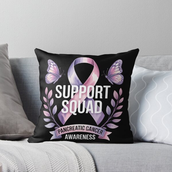 Item preview, Support Squad Pancreatic Cancer Awareness Purple Ribbon designed and sold by Formatage.