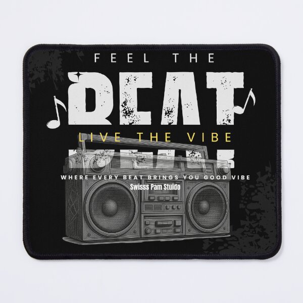 Item preview, Feel the BEAT Live the Vibe designed and sold by Swiss Pam Studio.