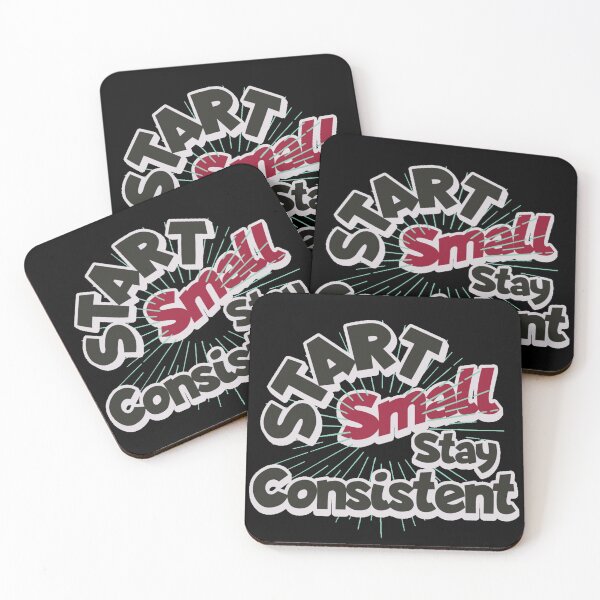 Item preview, Start small, stay consistent. designed and sold by TexturaMint.