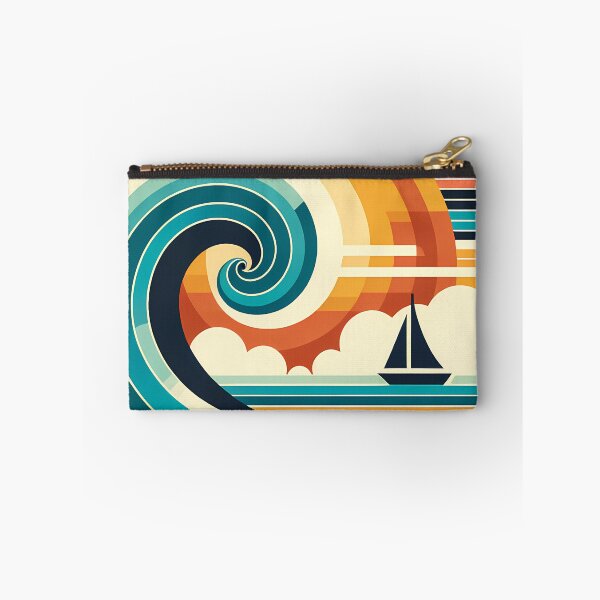 Item preview, Geometric Wave and Sailboat Sunset designed and sold by InkSmithery.