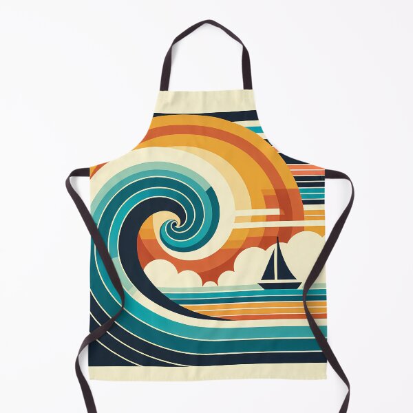 Item preview, Geometric Wave and Sailboat Sunset designed and sold by InkSmithery.
