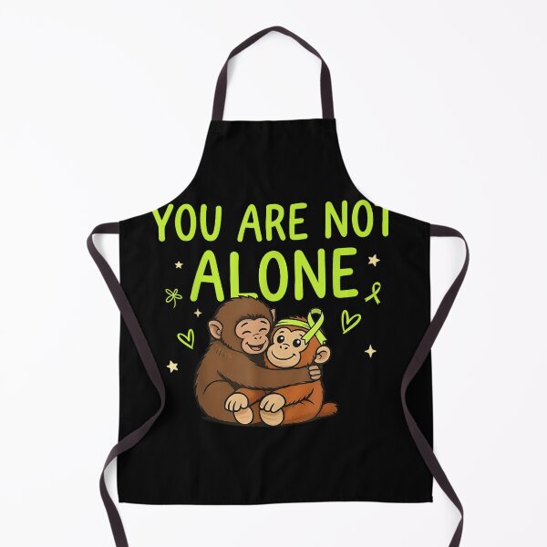 Item preview, You are Not Alone Baby Monkey Punch Mental Health Awareness designed and sold by CherylCGarrison.