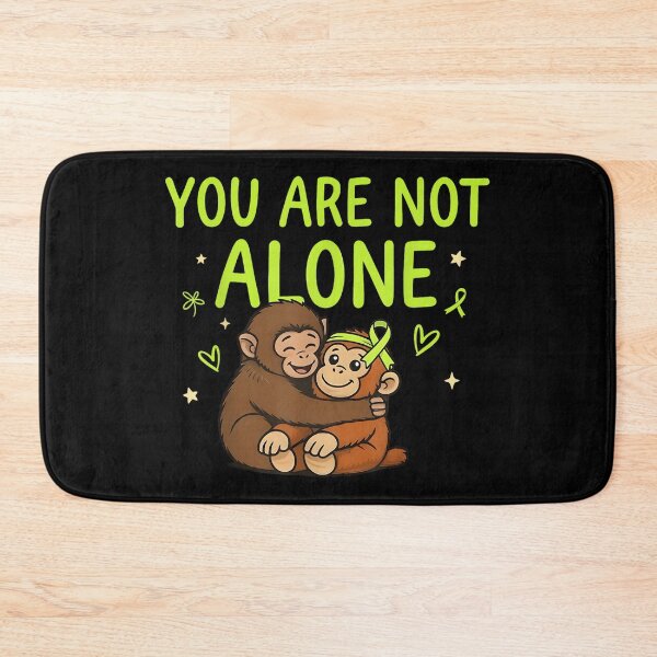 Item preview, You are Not Alone Baby Monkey Punch Mental Health Awareness designed and sold by CherylCGarrison.