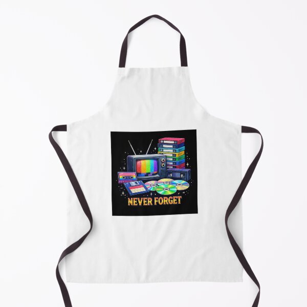Item preview, Never Forget – Retro VHS Cassette 80s 90s Nostalgia Media Design designed and sold by Fleetwood1994.