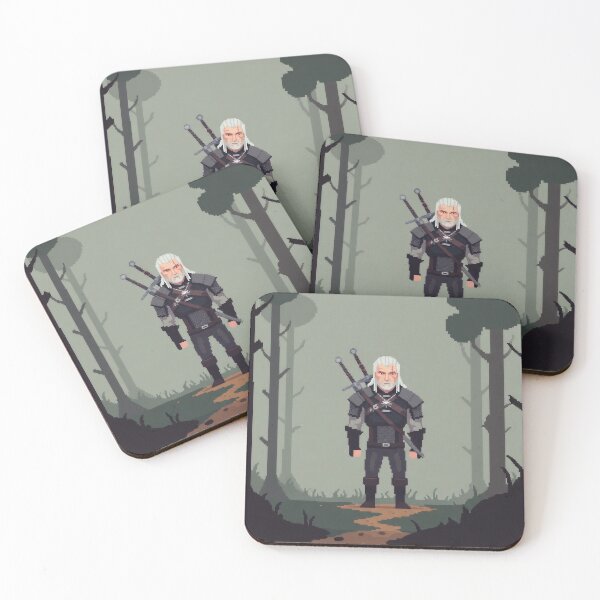 Item preview, Geralt of Rivia 16-Bit Hero Tee designed and sold by Majorprint.
