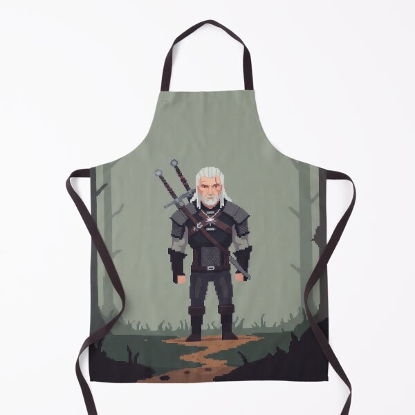 Item preview, Camiseta de Geralt de Rivia estilo héroe de 16 bits designed and sold by Majorprint.