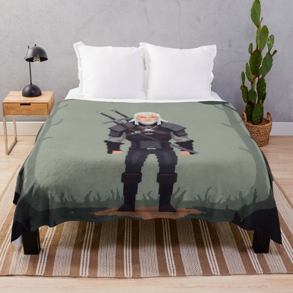 Item preview, Geralt of Rivia 16-Bit Hero Tee designed and sold by Majorprint.