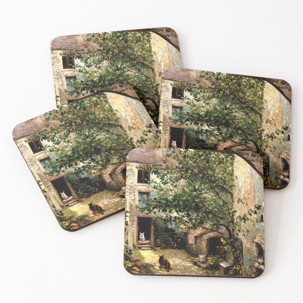 Item preview, Farmyard Scene: Sunlit Rural Enclosure designed and sold by artdesignsnow.