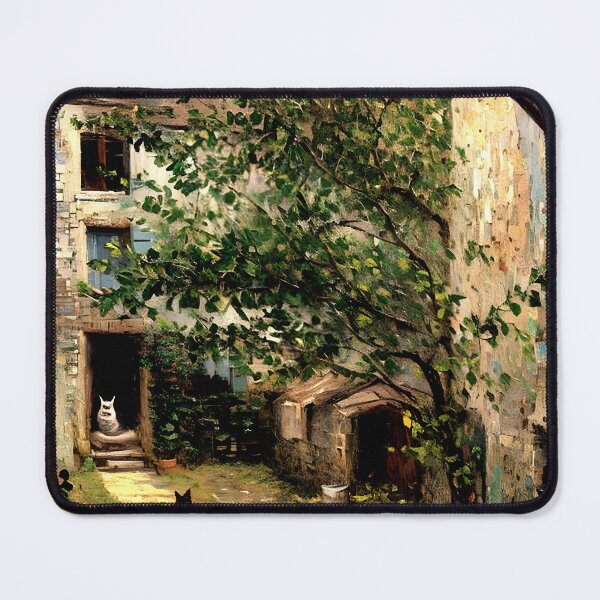 Item preview, Farmyard Scene: Sunlit Rural Enclosure designed and sold by artdesignsnow.