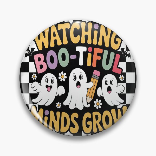 Item preview, Halloween Teacher Groovy Watching Boo-Tiful Minds Grow designed and sold by TeamLequid.