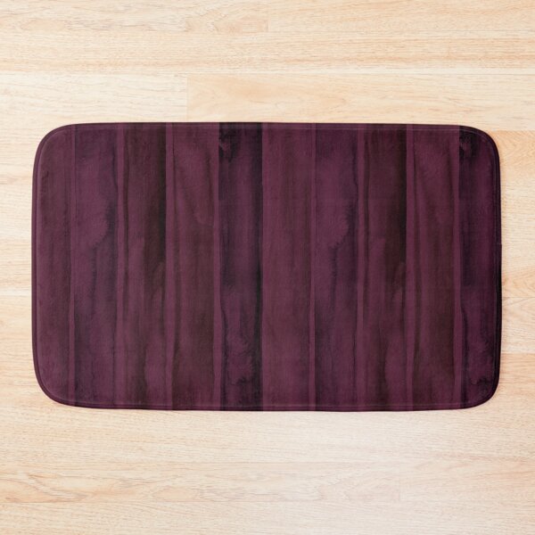 Item preview, Rich Midnight Plum Hand Painted Vertical Watercolor Stripes designed and sold by micklyn.