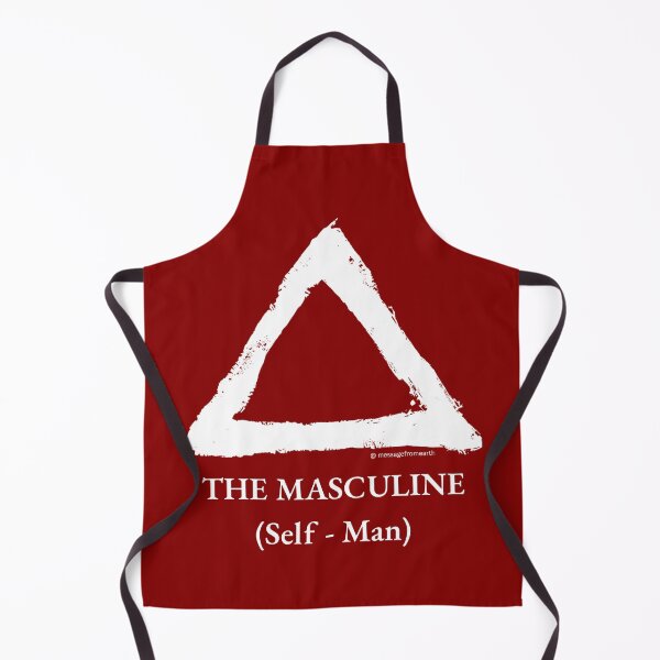 Item preview, Masculine - Neolithic Cipher - Self and Man - Minimalist T-Shirt - #3 designed and sold by Message from Earth.