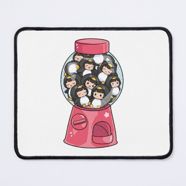 Item preview, Kawaii Penguin Gacha Machine Gugu Gaga – Cute Chibi Capsule Toy Aesthetic Design designed and sold by aiqdelicia.