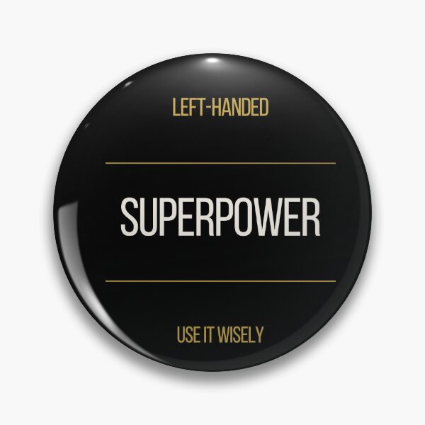 Item preview, Left-Handed Superpower Use It Wisely Tee designed and sold by ProdlyTees.
