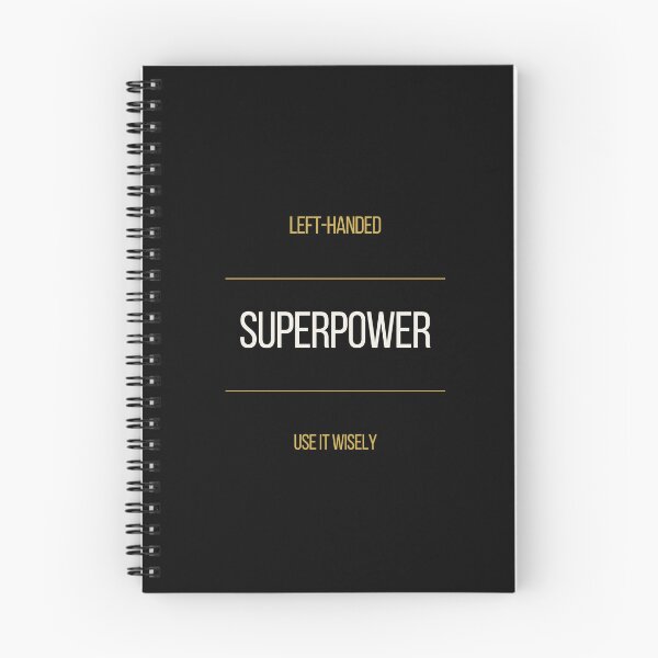 Item preview, Left-Handed Superpower Use It Wisely Tee designed and sold by ProdlyTees.