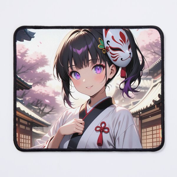 Item preview, Kanao Tsuyuri Demon Slayer Spring Festival Kimono Smile designed and sold by PMartistStudio.