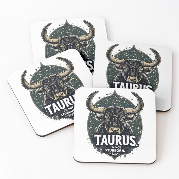 Item preview, Funny Taurus Zodiac Gift I'm Not Stubborn Right designed and sold by owi-art.