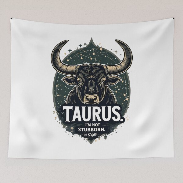 Item preview, Funny Taurus Zodiac Gift I'm Not Stubborn Right designed and sold by owi-art.