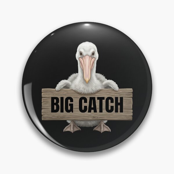 Item preview, Big Catch Pelican Fishing Humor Design designed and sold by EimSol.
