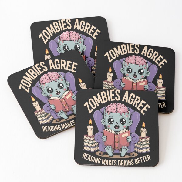 Item preview, Halloween Teacher Zombie Reading is Good For Brains 1 designed and sold by TeamLequid.