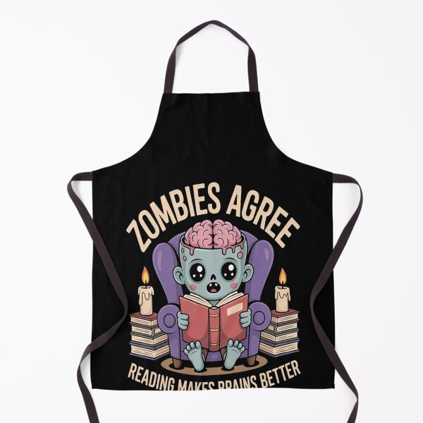 Item preview, Halloween Teacher Zombie Reading is Good For Brains 1 designed and sold by TeamLequid.