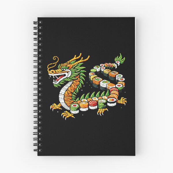 Item preview, Sushi Dragon Japanese Food Funny  designed and sold by titanlevi.