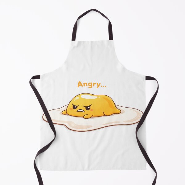 Item preview, Angry Lazy Egg Cute Funny Kawaii Sticker Design designed and sold by Sadia Jannat.