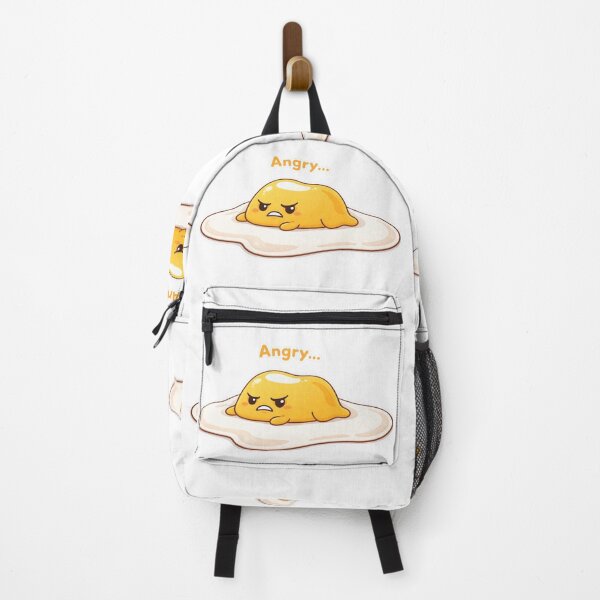 Item preview, Angry Lazy Egg Cute Funny Kawaii Sticker Design designed and sold by Sadia Jannat.