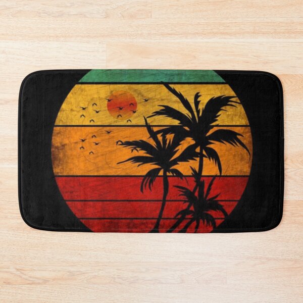 Item preview, Tropical vintage sunset palms  designed and sold by NivyasArtistry.