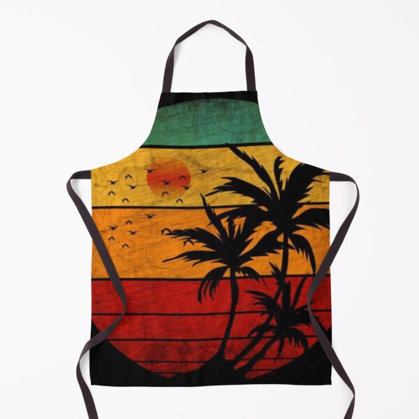 Item preview, Tropical vintage sunset palms  designed and sold by NivyasArtistry.