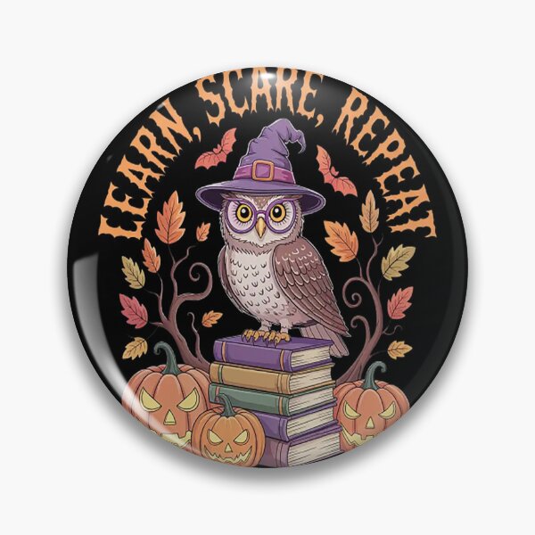 Item preview, Halloween Wisdom Learn Scare Repeat designed and sold by TeamLequid.