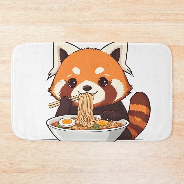 Item preview, Cute Red Panda Eating Ramen Kawaii Food Lover Design designed and sold by Karolina’s Cozy Creations.