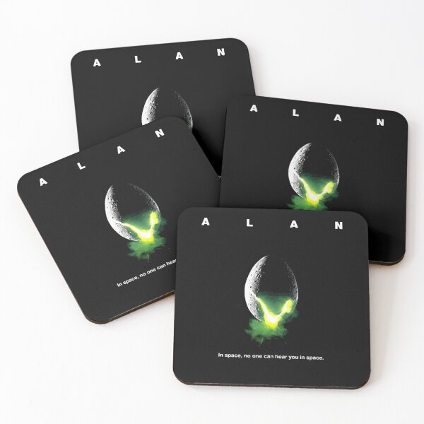 Item preview, ALAN - Alien In Space No One Can Hear You In Space designed and sold by theneatstore.