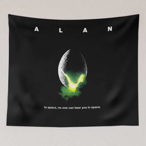 Item preview, ALAN - Alien In Space No One Can Hear You In Space designed and sold by theneatstore.
