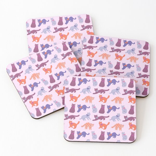 Item preview, cats wearing bows on their necks designed and sold by burbura.